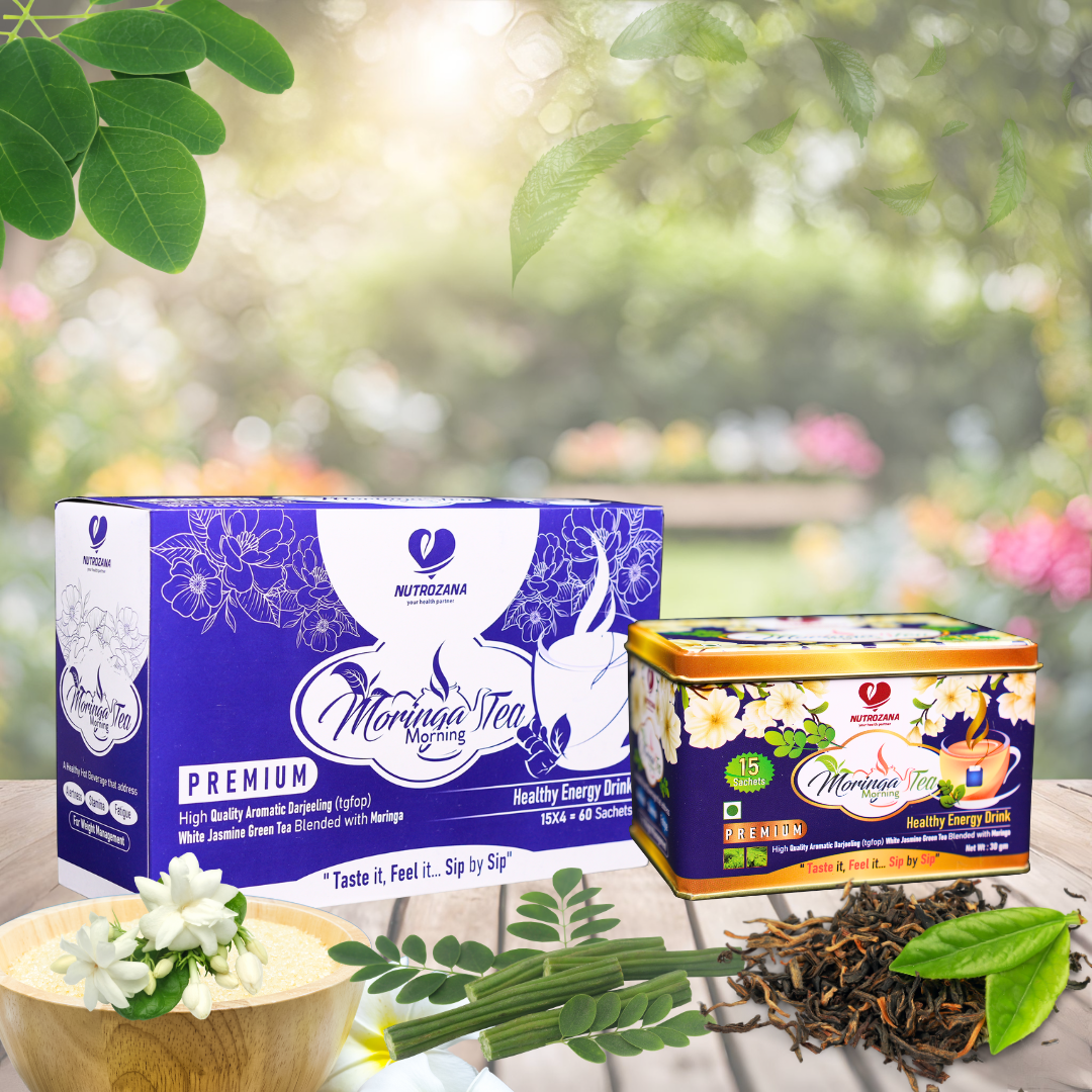 Moringa Morning Tea Premium - 25 Tea Bags (Classic Complementary)