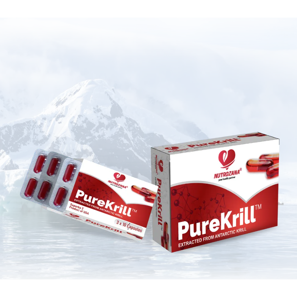 PureKrill®(30 Capsules) | Premium Omega-3 Supplement, support heart health.